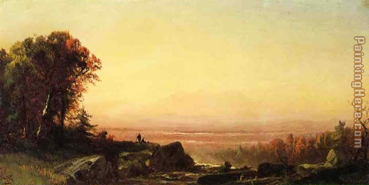 The Look-Out Point painting - Alfred Thompson Bricher The Look-Out Point art painting